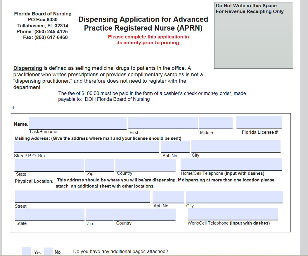 Dispensingapplication